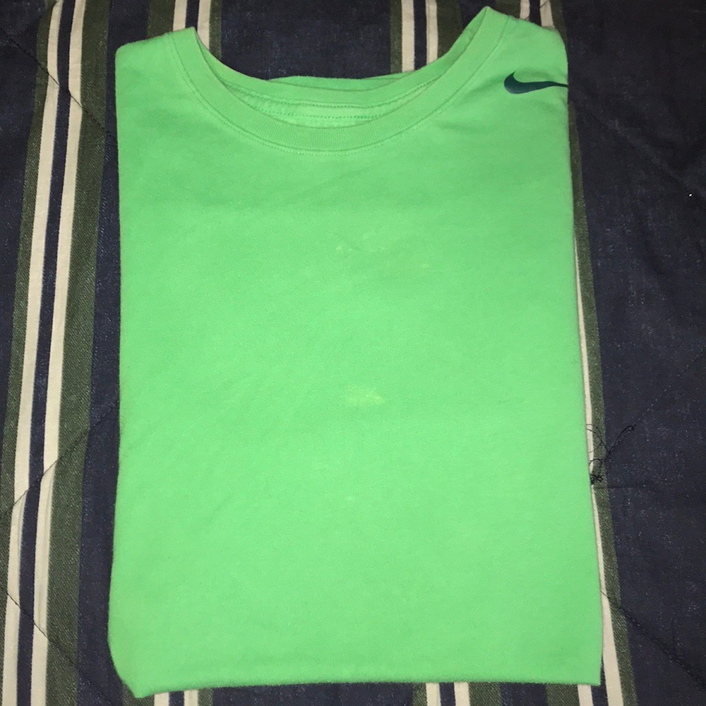 Light green, athletic cut, Dri Fit, Nike Tee,